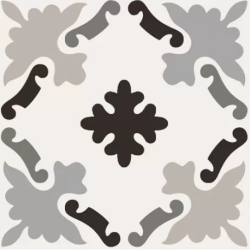 Керамогранитa Sant Agostino PBW03 patchwork black&amp;white 03 20x20