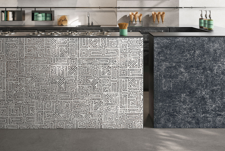 Керамогранитa Sant Agostino CSANTRBL12 Novart Track Black 120x120