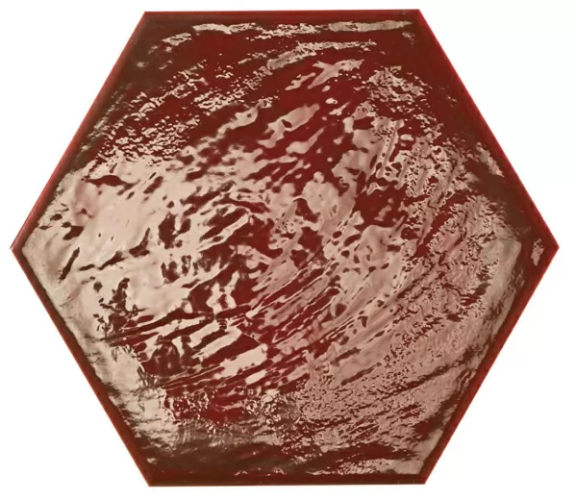 Керамогранит Prissmacer Rain Bordeaux Hex 19.8x22.8