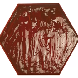 Керамогранит Prissmacer Rain Bordeaux Hex 19.8x22.8