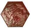 Керамогранит Prissmacer Rain Bordeaux Hex 19.8x22.8