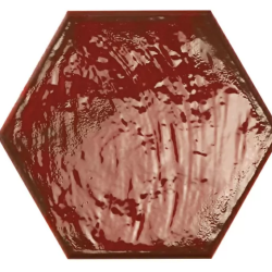 Керамогранит Prissmacer Rain Bordeaux Hex 19.8x22.8