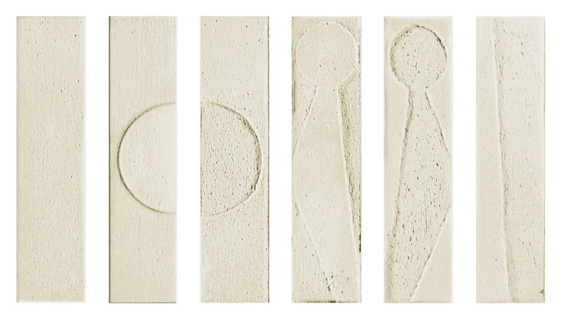 Керамогранит Settecento 118620 Koine Alphabet Gesso 4,5x18,6