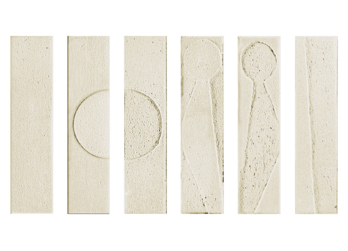 Керамогранит Settecento 118620 Koine Alphabet Gesso 4,5x18,6
