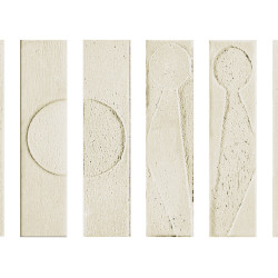 Керамогранит Settecento 118620 Koine Alphabet Gesso 4,5x18,6