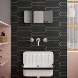 Плитка Equipe Lanse 27483 Black 5x25