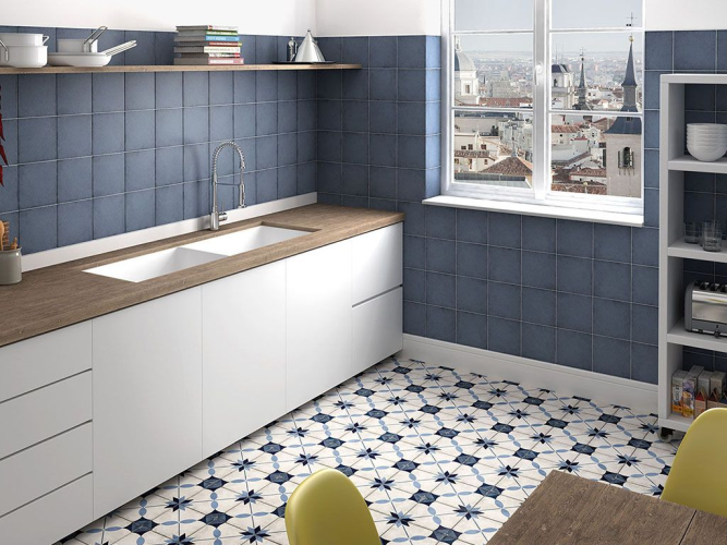 Плитка Equipe Art Nouveau 24411 Arcade Blue 20x20