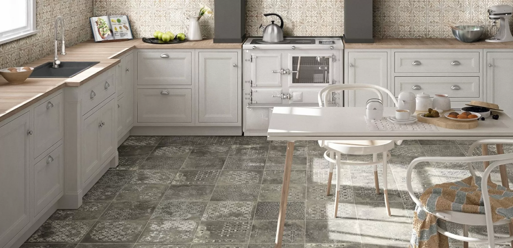 Керамогранит Декор Realonda Antigua Deco Graphite 33x33