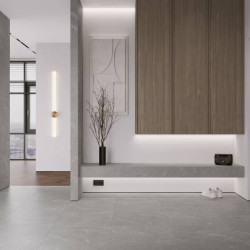 Керамогранит Laparet Pietra Grey серый матовый карвинг 60x60