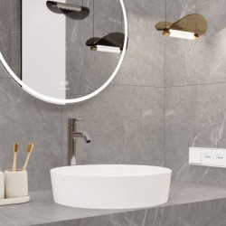 Керамогранит Laparet Pietra Grey серый матовый карвинг 60x60