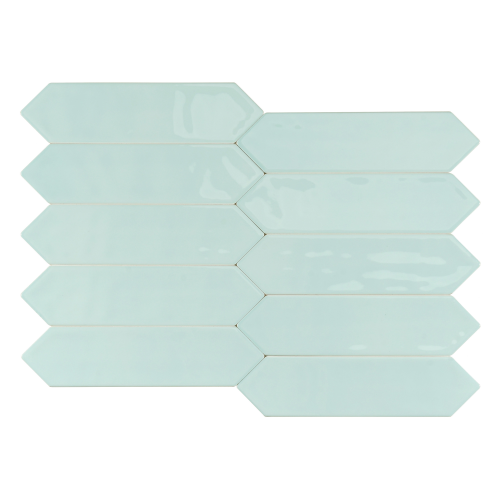 Плитка Smile Tile Picket Aqua 7.5x30