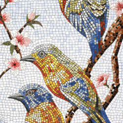 Керамогранит Декоративное панно MDetails Mosaic Melody (набор из 4шт. 60x120) 120x240