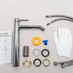 Смеситель ABBER Wasser Kreis AF8111 для накладной раковины, хром