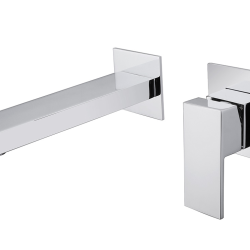 Смеситель ABBER Daheim AF8212 для раковины скрытого монтажа, хром