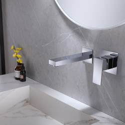 Смеситель ABBER Daheim AF8212 для раковины скрытого монтажа, хром