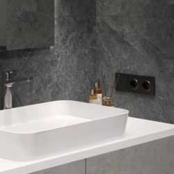 Керамогранит Laparet х9999309472 Overland Mercury графитовый матовый+гл.чернила STR 60х120