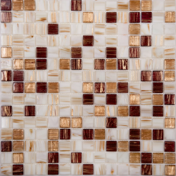 Мозаика NSmosaic MIX6 чип 20x20 мм, сетка 327x327 мм, глянцевая