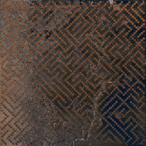 Керамогранитa Sant Agostino CSAOXPDK20 Oxidart patchwork Dark 20x20