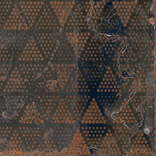 Керамогранитa Sant Agostino CSAOXPDK20 Oxidart patchwork Dark 20x20