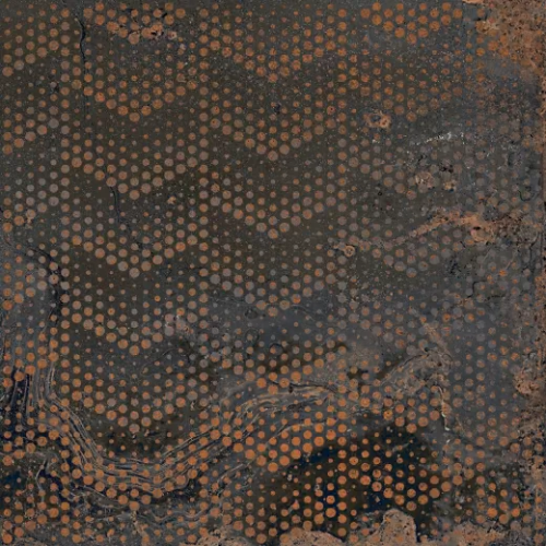 Керамогранитa Sant Agostino CSAOXPDK20 Oxidart patchwork Dark 20x20