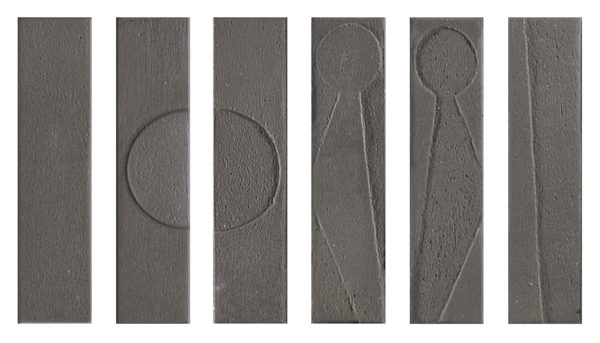 Керамогранит Settecento 118625 Koine Alphabet Lava 4,5x18,6