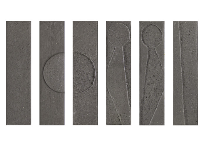 Керамогранит Settecento 118625 Koine Alphabet Lava 4,5x18,6