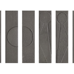 Керамогранит Settecento 118625 Koine Alphabet Lava 4,5x18,6