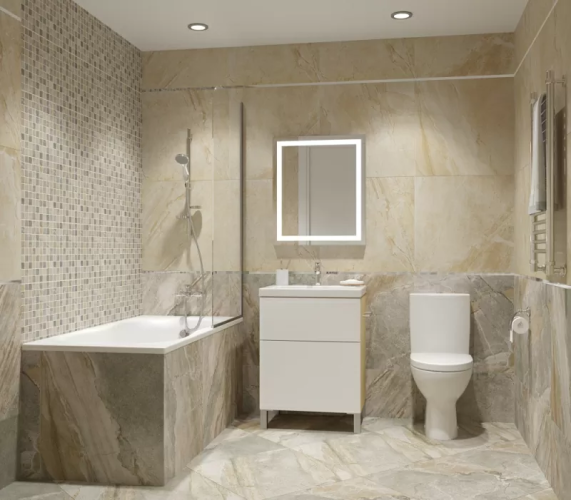 Керамогранит Kerranova K-103/SR (2q103/SR) Genesis Grey Matt 60x60