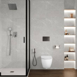 Керамогранит Laparet Pietra Blanco светло-серый матовый карвинг 60х60