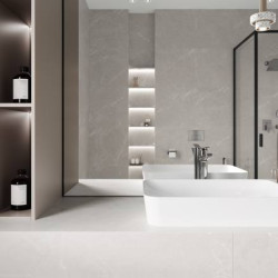 Керамогранит Laparet Pietra Blanco светло-серый матовый карвинг 60х60