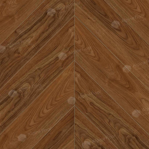 Кварцвиниловая плитка Alpine Floor Chevron Alpine Орех Нойер ECO 18-22 MC