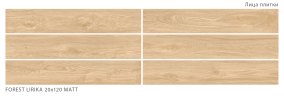 Керамогранит StaroWood Forest Lirika Matt 20x120