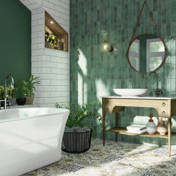 Керамическая плитка Mainzu Positano PT03160 Smeraldo 6.5x20