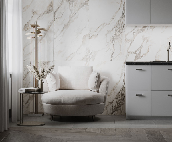 Керамогранит Laparet Calacatta Carve Карвинг 60х120