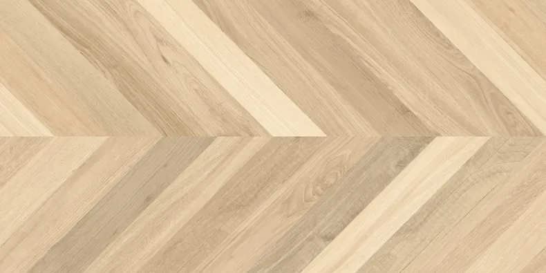 Керамогранит Laparet х9999311171 Wood Royal Almond Chevron M бежевый матовый карвинг 60х120