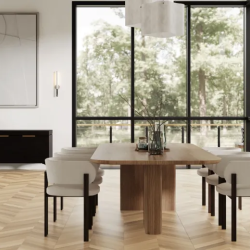 Керамогранит Laparet х9999311171 Wood Royal Almond Chevron M бежевый матовый карвинг 60х120