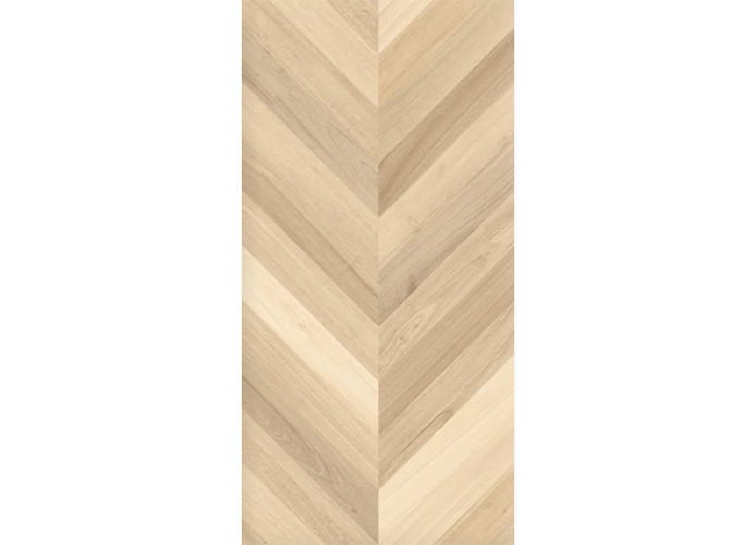 Керамогранит Laparet х9999311171 Wood Royal Almond Chevron M бежевый матовый карвинг 60х120
