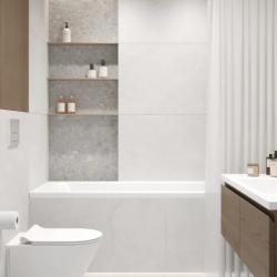 Керамогранит Laparet х9999309474 Overland Moon светло-серый матовый+гл.чернила STR 60х120