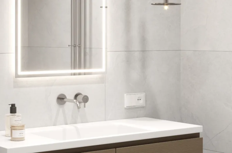 Керамогранит Laparet х9999309474 Overland Moon светло-серый матовый+гл.чернила STR 60х120