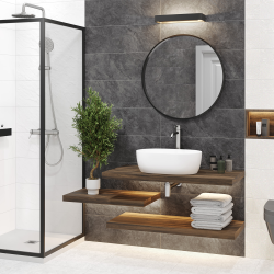 Керамогранит Delacora GP40PLY00L Grafito Play White лаппатированный 60x60