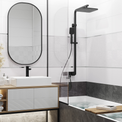 Керамогранит Delacora GP40PLY00L Grafito Play White лаппатированный 60x60