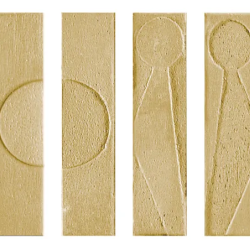Керамогранит Settecento 118622 Koine Alphabet Ocra 4,5x18,6