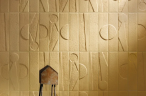 Керамогранит Settecento 118622 Koine Alphabet Ocra 4,5x18,6