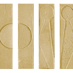 Керамогранит Settecento 118622 Koine Alphabet Ocra 4,5x18,6