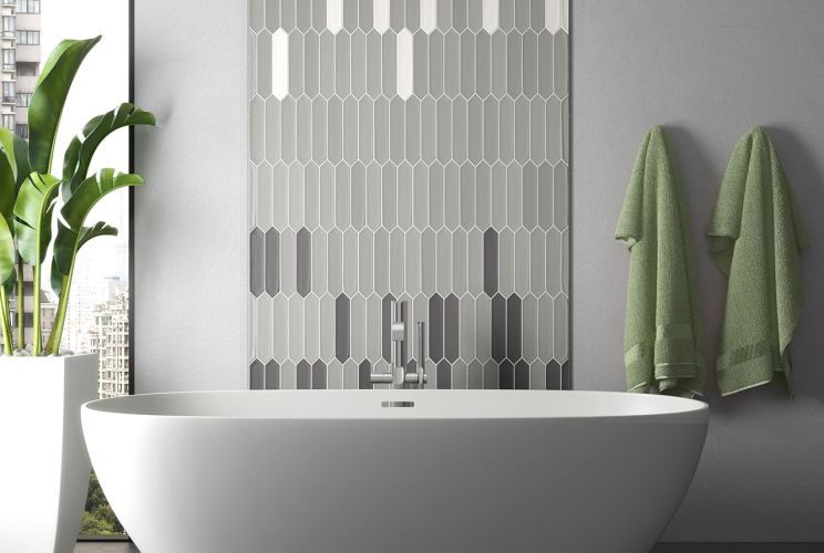 Плитка Equipe Lanse 27482 Gray 5x25