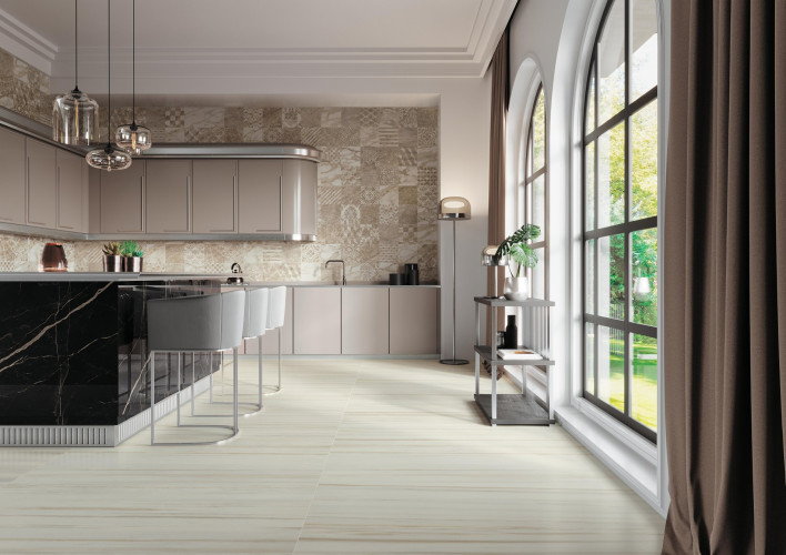 Керамогранит Atlas Concorde Russia 610010002174 Empire Calacatta Black Rett 80x160