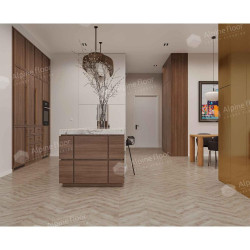 Кварцвиниловая плитка Alpine Floor Chevron Alpine Гикори ECO 18-21 MC