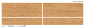 Керамогранит StaroWood Forest Caramel Matt 20x120