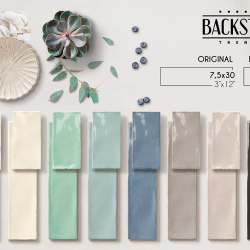 Керамическая плитка Mainzu Backstage PT02761 Blanco Brillo 7.5x30