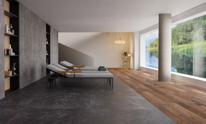 Керамогранит Prime Ceramics Rock Anthracite 60x120